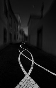 Mysterious Night Path