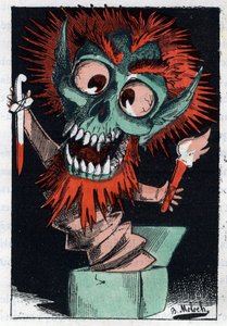 Allegory of the Social Peril in the 19th century by Moloch
