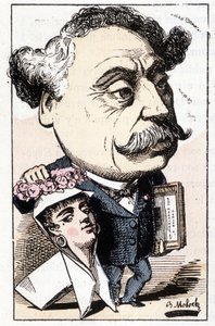 Cartoon by Alexandre Dumas Fils by Moloch