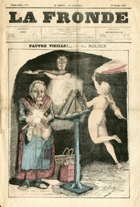 Cover of La Fronde (1869-1870), number 7, Satirical in Colors