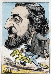 Portrait of Alfred Naquet, French politician by Moloch