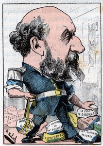 Portrait of Guillaume Victor Augier (1820-1889) French playwright