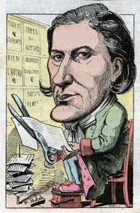 Portrait of Victorian Sardou (1831-1908), French Playwright by Moloch