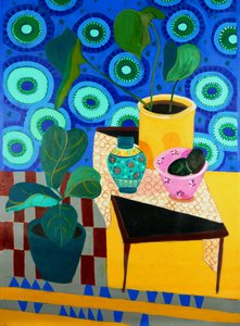 Vibrant Plant Still Life by Monica Prentice