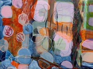 Vibrant Abstract Garden