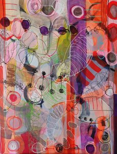 Vibrant Abstract Layers