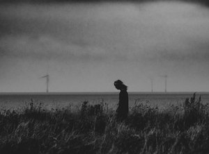 Lonely Walk by Sea