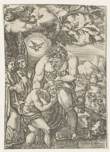 Baptism of Christ in the Jordan by Monogrammist AC
