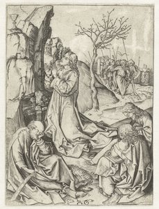 Christ on the Mount of Olives by Monogrammist AG