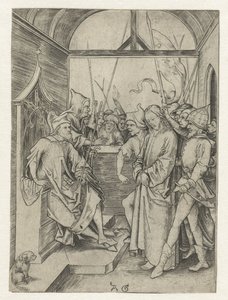 Christ Before Pilate (Passion Story series) by Monogrammist AG