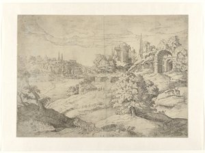 Vast Landscape with Classical Temples