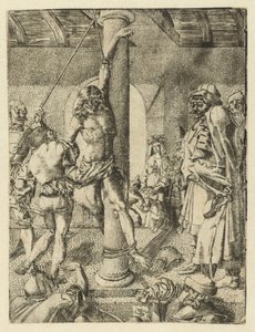 Martyrdom of Saint Sebastian by Monogrammist LH (Nederlanden)