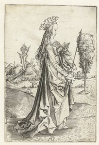 Saint Ursula by Monogrammist MZ