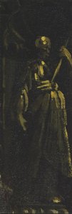 Saint Standing in a Niche (fragment) by Monsu Desiderio