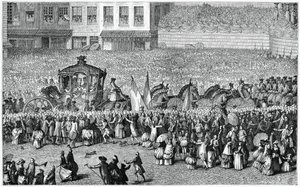Horse-Drawn Carriage in a Parade, 1782