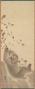 Monkey Hanging on to a Branch by Mori Sosen