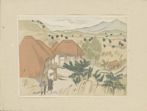 Kawakami Hot Springs, Part Two, Aizu Area, Prints of Japanese Landscapes by Morita Tsunetomo