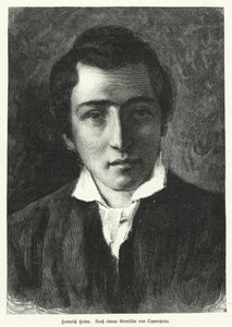 Heinrich Heine, German Poet by Moritz Daniel Oppenheim
