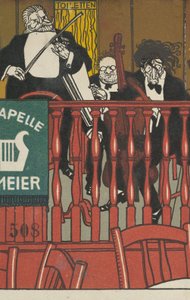 Salon Orchestra Meier, 1911 by Moritz Jung