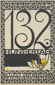 Variety Act 3: 132nd Day of Fasting, A. Lucci the Famous Hunger Artist by Moritz Jung