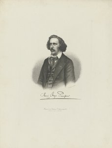 Portrait of the Composer Henry Hugo Pierson by Moritz Laemmel