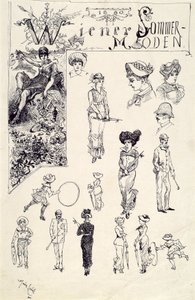Viennese Types 1880 (Viennese Summer Fashions)