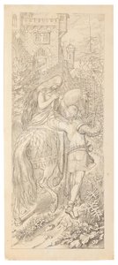 A scene from the fairy tale The seven Ravens and their faithful Sister, 1830-1831