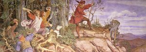 The legend of the founding of the Wartburg: Wartberg, you shall be a castle for me