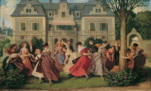 Parlor Game by Moritz Ludwig von Schwind