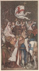 Saint Ludwig Bidding Farewell to His Wife Elisabeth by Moritz Ludwig von Schwind