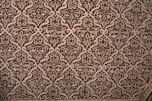 Kasbah of Thamiel Glaoui, stucco (detail) by Moroccan School