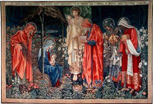 The Adoration of the Magi, tapestry by Morris and Co