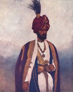 A Soldier of His Highness Dogra Sowar, 1903 by Mortimer L Menpes