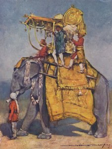 A State Elephant in All Its Trappings