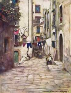 A Street in Naples, 1903