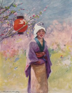 Miss Pomegranate by Mortimer L Menpes