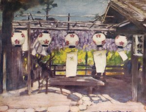 Sun and Lanterns by Mortimer L Menpes