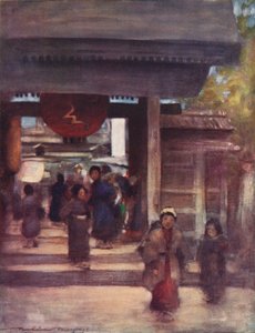 The Road to the Temple, c. 1887, 1901 by Mortimer L Menpes