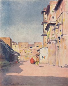 A Street in Jeypore, 1905 by Mortimer Ludington Menpes