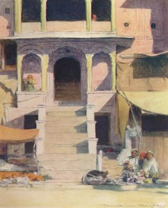 At the Steps of a Palace by Mortimer Ludington Menpes