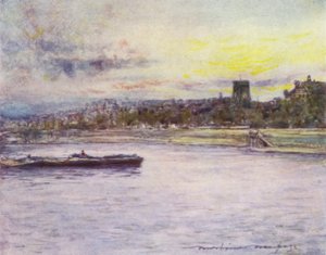 Chelsea Reach, with the Old Church