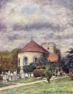Goring Church by Mortimer Ludington Menpes