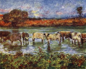 Near the Bridge, Sutton Courtney by Mortimer Ludington Menpes