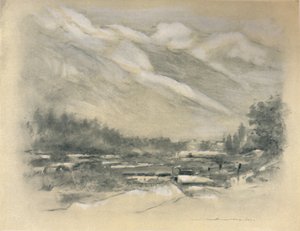 Neighbourhood of Chamounix, 1903 by Mortimer Ludington Menpes