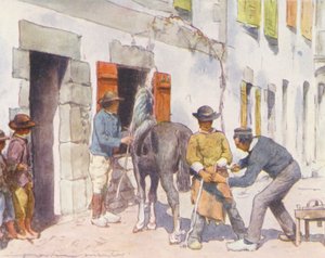 Outside the Smithy, Pont-Aven