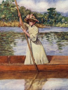 Punting by Mortimer Ludington Menpes