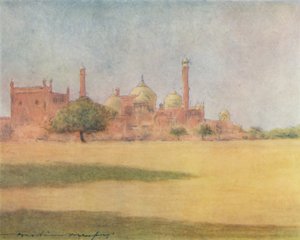 The Jumna Masjid by Mortimer Ludington Menpes
