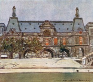 The Louvre by Mortimer Ludington Menpes