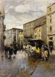 A Street Scene, Milan