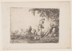 Mercury Slays Argus, from The Story of Mercury and Argus by Moses van Uyttenbroeck